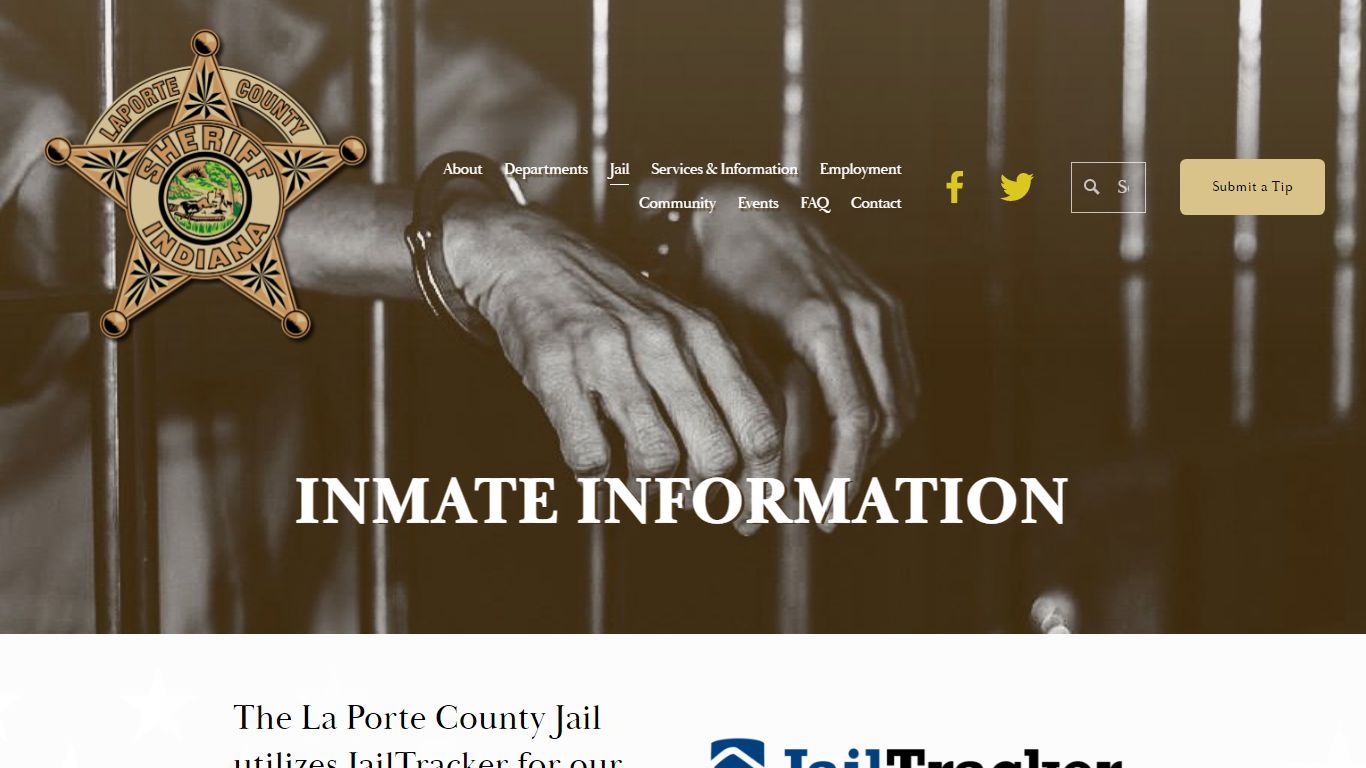 Inmate Information — La Porte County Sheriff's Office